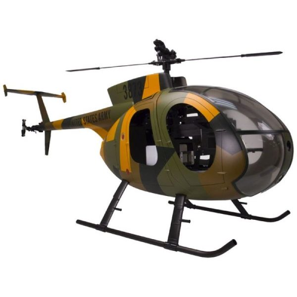 Vente flash 🎁 Heli-Scale Hughes 500D FUNKEY “Camouflage Armée” Classe 600 ⌛ 3