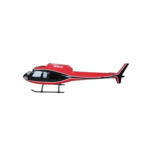 Remise 🧨 Heli-Scale AS-350 “noir/blanc/rouge” Classe 450 😍 8