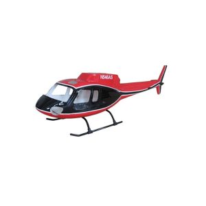 Remise 🧨 Heli-Scale AS-350 “noir/blanc/rouge” Classe 450 😍 10