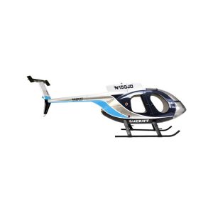 Meilleure affaire ⌛ Heli-Scale Hughes 500E FUNKEY “SHERIFF” Bleu Classe 600 🛒 16