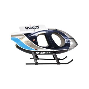 Meilleure affaire ⌛ Heli-Scale Hughes 500E FUNKEY “SHERIFF” Bleu Classe 600 🛒 18