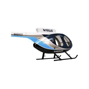 Meilleure affaire ⌛ Heli-Scale Hughes 500E FUNKEY “SHERIFF” Bleu Classe 600 🛒 24