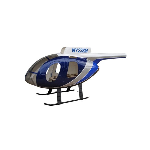 Acheter ⭐ Heli-Scale HUGHES 500E Police Bleu Classe 450 🤩 1