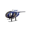 Coupon 🛒 Heli-Scale HUGHES 500D Police Bleu Classe 450 ✔️ 16