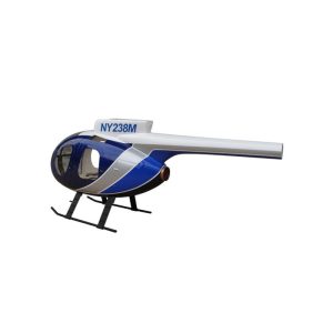 Coupon 🛒 Heli-Scale HUGHES 500D Police Bleu Classe 450 ✔️ Pas Cher Magasin Soldes 10