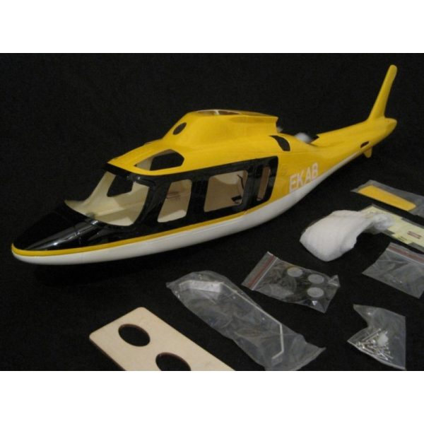 Top 10 🎉 Heli-Scale AGUSTA A109 “JAUNE” Classe 450 🎉 3